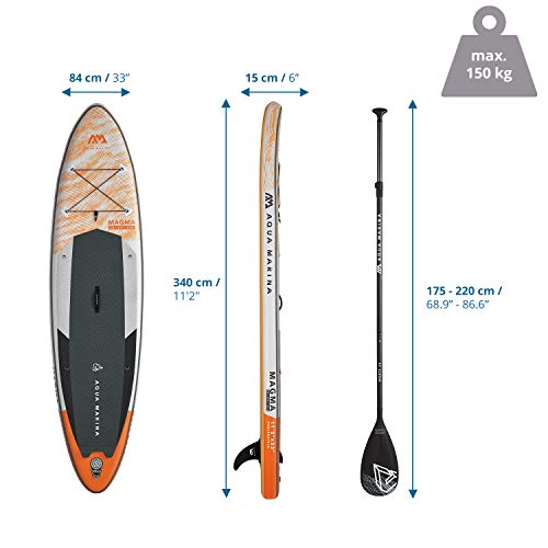 Aqua Marina SUP Unisex 3,4m x 15cm Magma – Stand Up Paddle Board