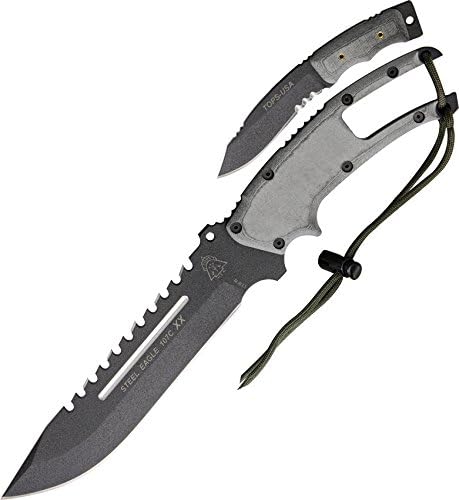 TOPS TPSE107CXX Steel Eagle/Mini Eagle Combo Fixed Blade Knife