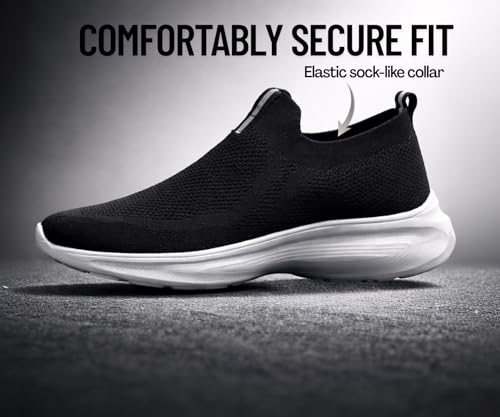 Image of Kraasa Trial Running Shoes with Lightweight Memory Insole | Breathable, Anti-Skid Knit Sneaker, Walking & Gym Shoes