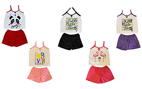 Kit Com 5 Baby Doll De Malha De Algodão (P (34-36))