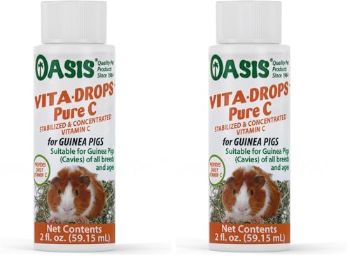 Oasis Vita Drops Pure C para Cobaya 2 oz Pack 2