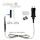 Hellum Batterie Adapter AAA 2X, 3V Netzteil Batterie Ersatz für 2 Stück AAA Batterien, Dummy auf 230V mit 1,8m Kabel, Eliminator für Batteriebetriebene Dekoration 578362