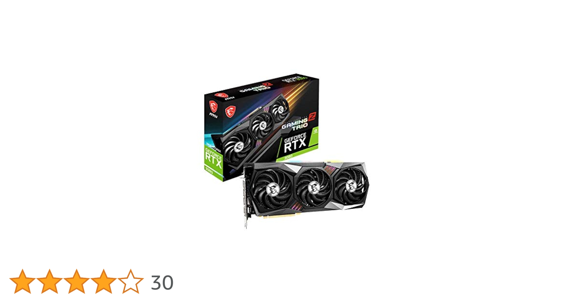 Amazon.co.jp: MSI GeForce RTX 3080 Gaming Z TRIO 10G