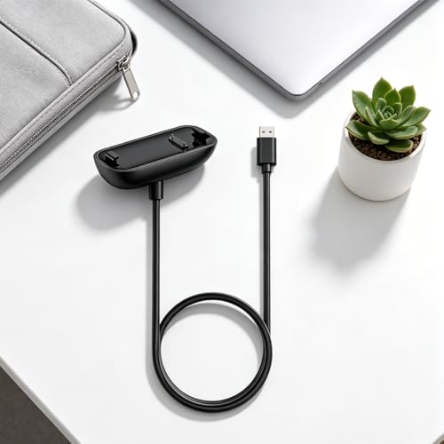 Image of ZORBES USB Charging Cable for Fitbit Inspire 3 Health & Fitness Tracker, 3.3ft PVC Charger Cord with 5W USB C to Magnetic Dual-Pin for Fitbit Inspire 3