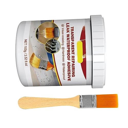 Transparent Waterproof Coating Agent, Waterproofing Glue Easy Operation Reliable Efficient Leak Prevention Waterproof Insulating Sealant for Window Sill