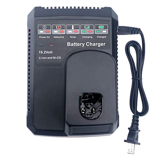 Epowon Replacement 19.2V Battery Charger for Craftsman C3 Diehard Lithium-Ion & Ni-Cd Battery 1425301 130279005 1323903 315.PP2011 Cordless Power Tools