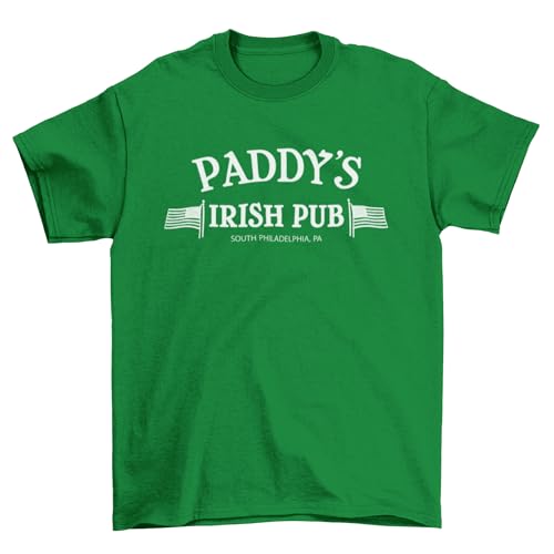 Absurd Ink Paddys Irish Pub Tee Shirt (US Alpha X-Large Regular Regular Irish Green)