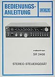  Bedienungsanleitung Stereo-Steuergerät robotron \