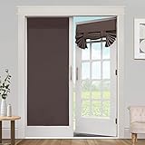 Blackout Curtains for French Doors - Thermal Insulated Tricia Door Window Curtain for Patio Door,...