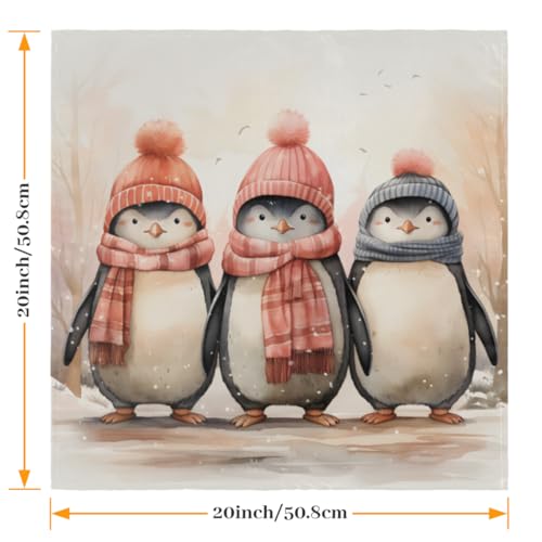 Servilletas de Tela Penguin Set x6 50.5 x 50.5 cm miniatura 2