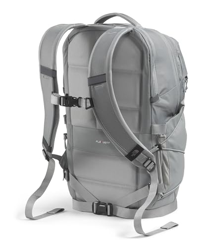 Image of The North Face Borealis Commuter Laptop Backpack - Water Repellent, Laptop Sleeve, Large Main Compartment, Concrete, One Size