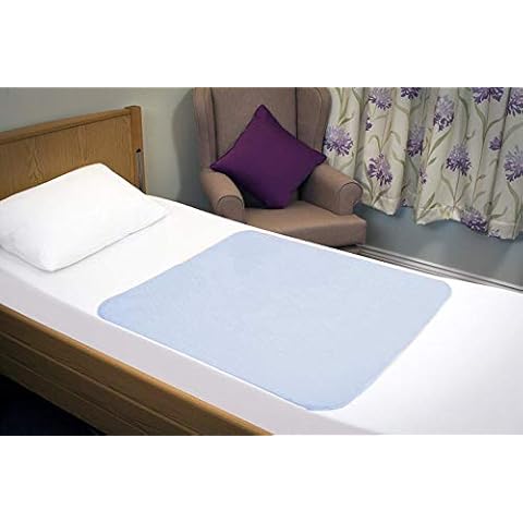 Incontinence Washable Bed Pad,Blue Cover