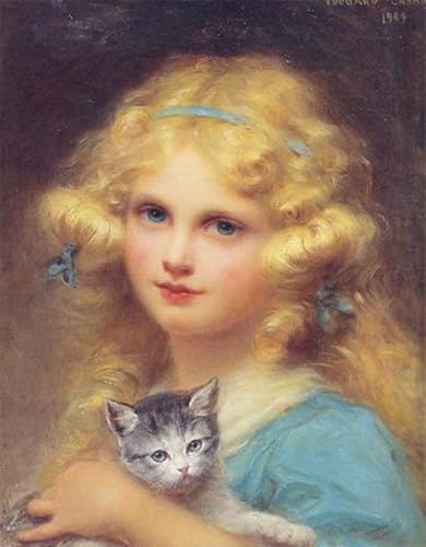 Impression sur toile Edouard Cabane portrait d'art peinture haut de gamme 60x90
