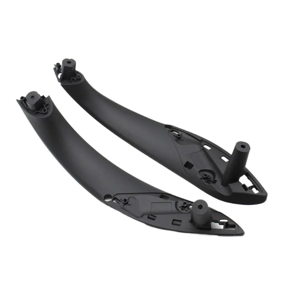 Pibid Black Front 2Pcs Set Car Inner Handle Car Interior Door Pull Handle Trim Cover For M3 For M4 For F30 For F34 For F36 For F32 For F33 For F80(Black Front 2Pcs Set)