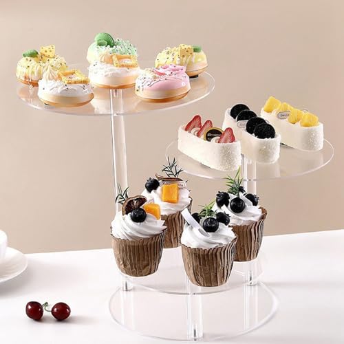 Présentoir à cupcakes à 3 niveaux gain de place pour buffet