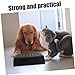 POPETPOP Elevated Cat Ramp for Litter Box Durable Cat Steps with Filter Function Easy Access Minimizes Litter Spread Comfortable Resting Spot