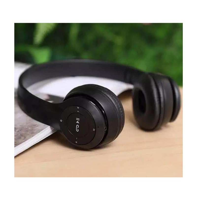 icall Latest P47 Wireless iC-05 Headphone with Mic & SD Card Slot Bluetooth Headset-image-45
