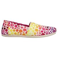 Toms Women's Alpargata Classic Slip-On, White Recycled Cotton Canvas, US 7