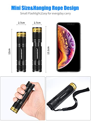 Darkbeam Uv 395Nm Blacklight Flashlight Ultraviolet Black Light, High Power Handheld Wood Lamp Pet Urine Detector, Spot Scorpion Stains, Resin Curing, Fluorescent Detection, 3 X Aaa Batteries #TOP3