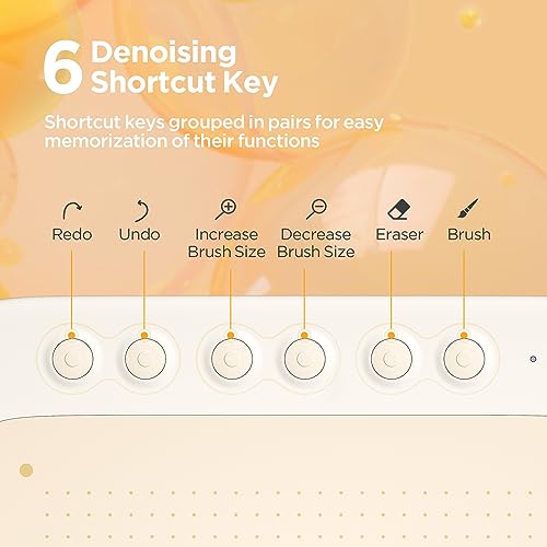 Image of UGEE Q6 Drawing Tablet for Android Phone, Graphic Tablet with 6Hot Keys, 6.5 inchx4 inch Portable Writing Tablet Adjustable Drawing Mode, Drawing Pad with 16K Levels Battery-Free Stylus for Mac /Windows /Chrome