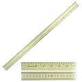 Wood Meter Stick, Clear lacquer finish, Set of 12 - MADE IN USA