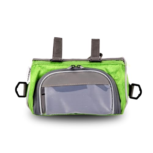 Sacoche guidon de vélo imperméable pour rouler sous la pluie sans mouiller le téléphone