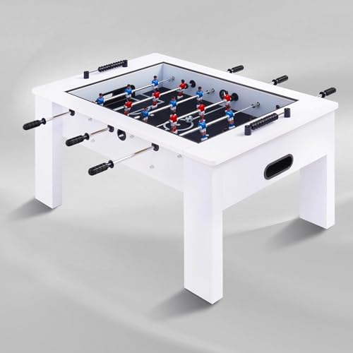 RAYKEEP Foosball Coffee Table, 2-in-1 Soccer Game Table...