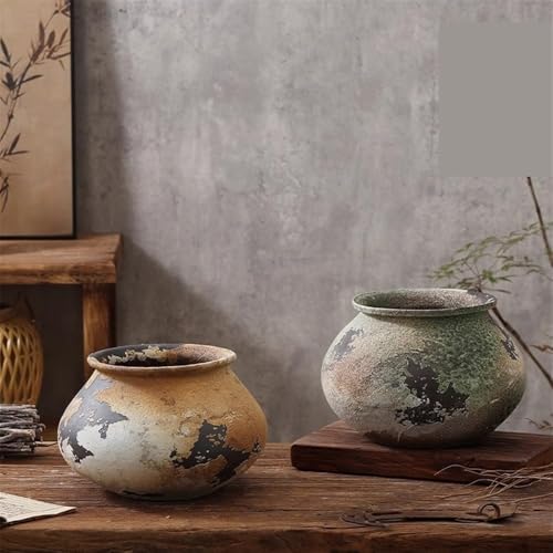 Pots de fleurs Jingdezhen en poterie authentique au design rétro d'exception - 6