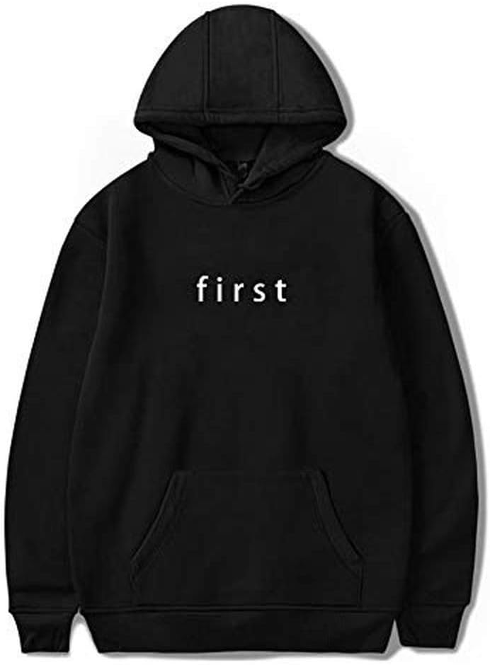 Dixie D'Amelio BE Happy Merch Hoodie Loves Hip Hop Harajuku Cloud Print Hoodie Suitable for Men and Women (Black3,L)