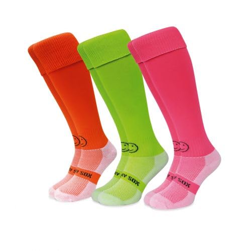 Chaussettes de sport WackySox anti ampoules et hautes en couleur lot de 3 paires respirantes