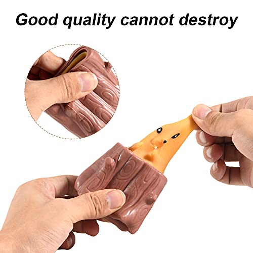 Oricraft Magic Squirrel Stress Relief Toy Surprise Stump Animal Squirrel Cup For Anxiety Relief, Adhd Squeeze Out The Surprises And Heal The Emotions, Sensory Toy For Autism(Brown) #TOP3