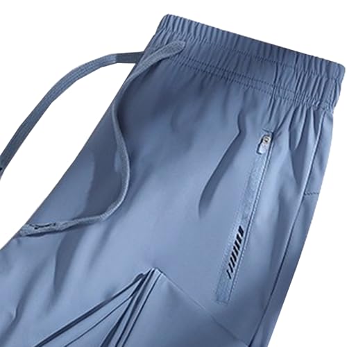Men Quick Dry Pull-On Stretch Pants Drawstring Waist Straight Active Athletic Glide Pant Unisex2