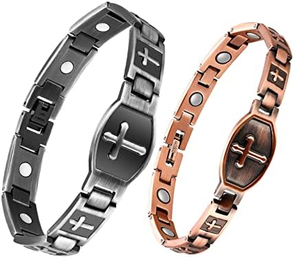 Jecanori Lymph Drainage Copper Magnetic Bracelet for Men and Women,Lymph Detox Bracelet for Arthritis Pain Relief Slimming Bracelet with Adjustable Length Tool(Couple Set) Jecanori Lymph Drainage Copper Magnetic Bracelet for Men and Women,Lymph Detox Bracelet for Arthritis Pain Relief Slimming Bracelet with Adjustable Length Tool(Couple Set)