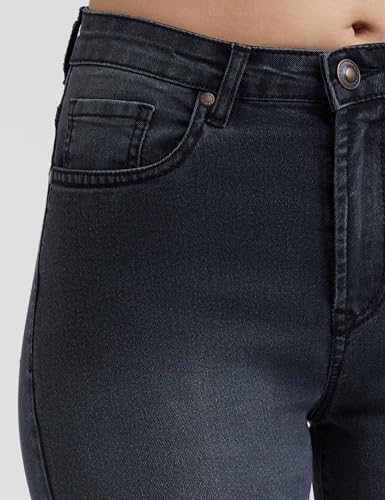 Image of INKD Women's Slim Fit Jeans - Mid-Rise| Stretchable | Enzyme Wash | Classic 5 Pocket Styling | Jeans for Women (Available in Plus Sizes)