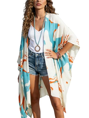 Image of Breezy Lane Kimonos for Women Swimsuit Coverups Beach Cover Up Swimwear Cardigan Summer