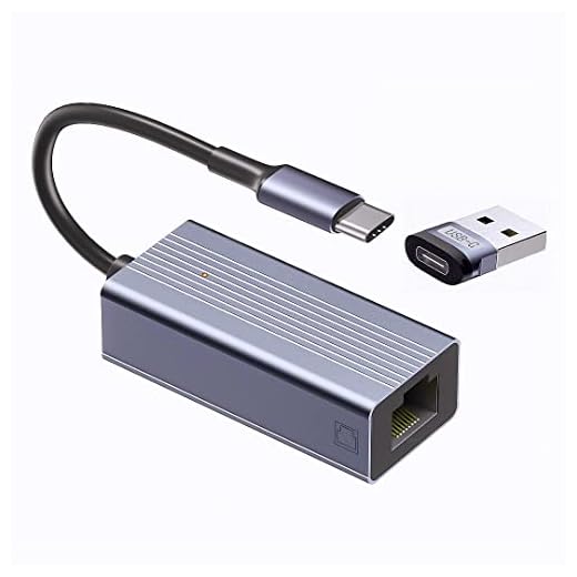 sunshot Adaptador USB C a Ethernet, 2 en 1 TypeC y USB a RJ45 Adaptador de Red Enternet Compatible para MacBook Pro, MacBook Air, DELL XPS, Galaxy S20, teléfono, computadora portátil, PC