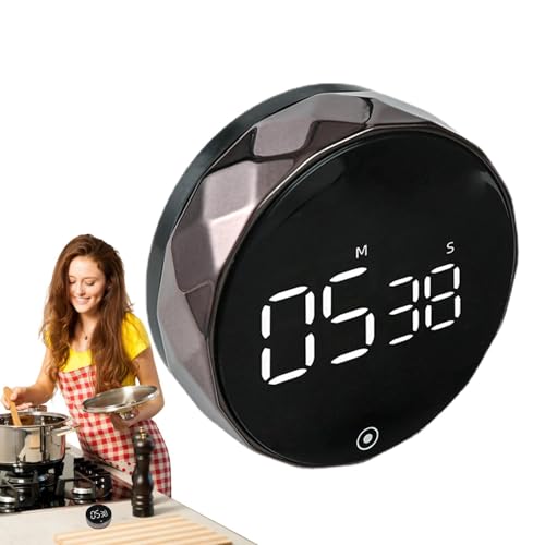 Temporizador de cocina, 3 ajustes de volumen, multifuncional, temporizador de fitness, para trabajar, hornear, tareas, yoga, cuidado de la piel, reuniones, ejercicio