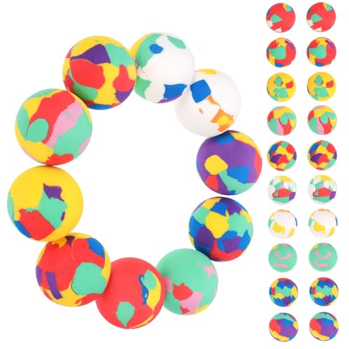 DECHOUS Eva Bouncy Balls for Boys and Girls 68pcs Bounce Balls for Children Boys and Girls