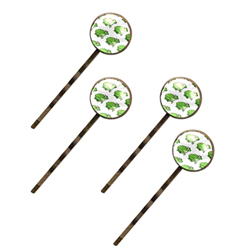 Épingles à cheveux grenouille sans couture pour femme (Lot de 4 barette anti-pli)