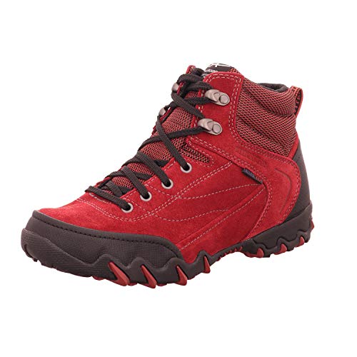 Allrounder by Mephisto Damen NIGATA-TEX Cross-Trainer, Rot (Black/Red Element Rubber 1/Coresuede 16)