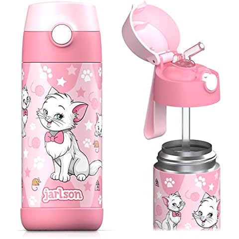 Jarlson® Trinkflasche Kinder Edelstahl Charli Cover