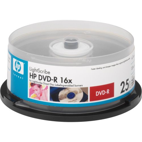 16X Write-Once DVD-R with Lightscribe¿ Technology