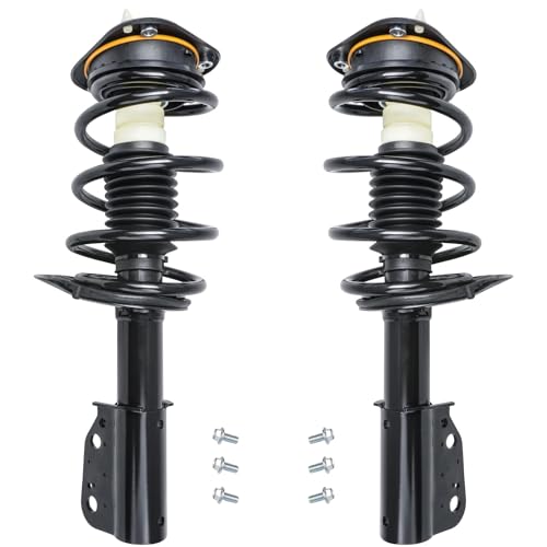 Image of Detroit Axle - 8pc Struts Sway Bars for Buick LeSabre Cadillac DeVille Aurora Bonneville Complete Front Rear Struts with Coil Spring Sway Bar Links Replacement Rear Conversion