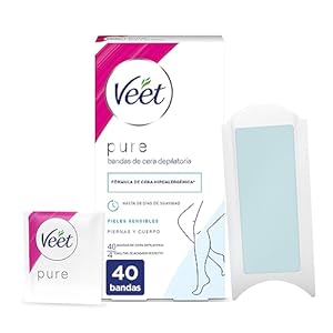 Veet Bandas de Cera, 40 Unidades (Paquete de 1)