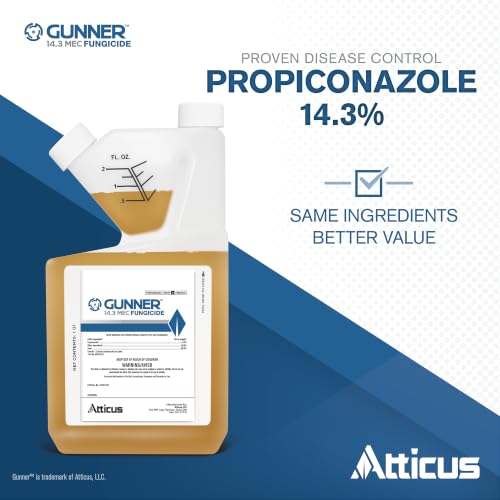 Image of Atticus Gunner 14.3 Propiconazole Fungicide (16 oz) Controls Brown Patch, Dollar Spot, Blights, Powdery Mildew, and Rusts