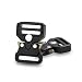 2 Pack Tactical Buckle Replacement – Metal Clip For Dog Collars, Belts & Keychains
