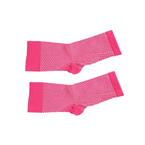DOITOOL 2 Pares De Mangas De Cuidados Suporte Esportivo Rosado Aquiles Tamanho L/Xl Tamanho S/M Uso