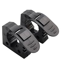 Alnicov 2-teilige Schnellspann-Klemmhalterung, Gummi-Klemmgriff für Werkzeuge und Geräte mit einem Durchmesser von 1-1/7 bis 1-4/9 Zoll