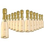 Liquid Diamond Prosecco | 24 x 20cl Bottles | 10.5% ABV Vegan Italian Sparkling Wine | Valdobbiadene | Mini Prosecco Bottle | Fruity & Crisp