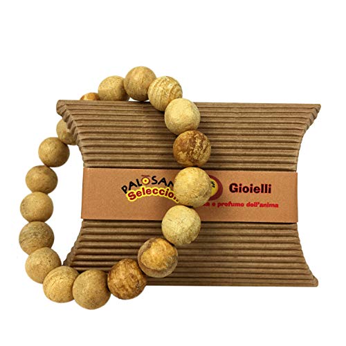Pulsera - Joyas de Palo Santo - Bienestar Espiritual - Madera Sagrada...
